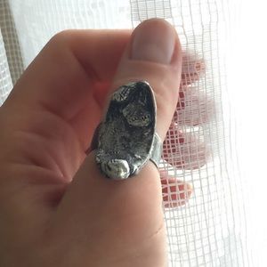 Unique Handcrafted Ring / Handmade Metal Ring.